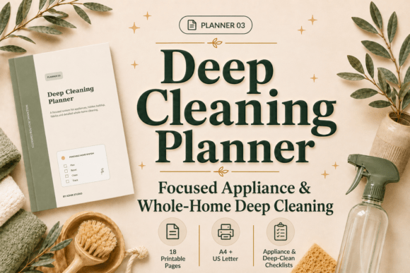 Deep Cleaning Planner & Checklist
