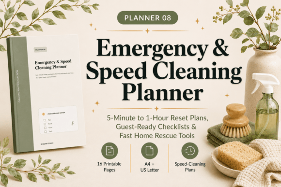 Emergency & Speed Cleaning Planner