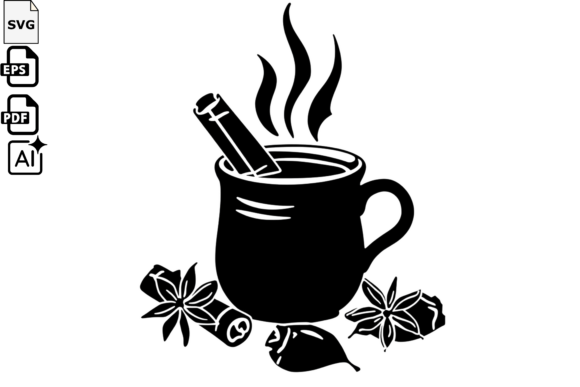 Hot Cider Mug Svg For Winter Crafting Graphics