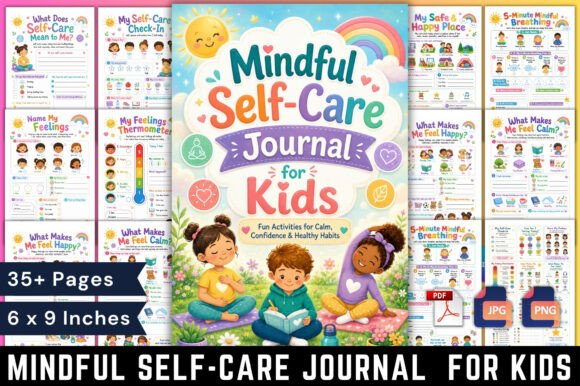 Mindful Self-Care Journal for Kids