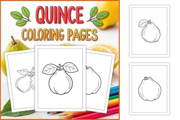 Quince Coloring Pages for Kids