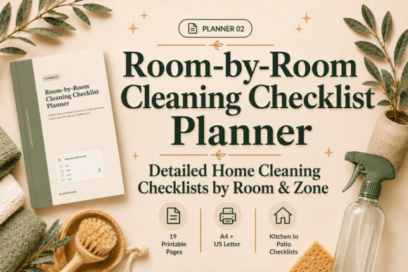 Room-by-Room Cleaning Checklist