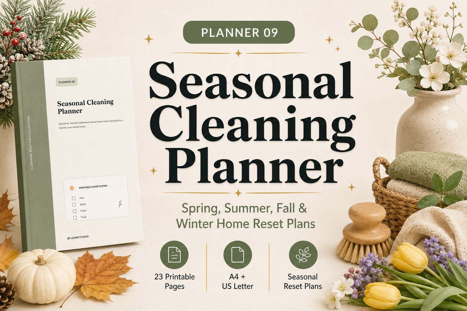 Seasonal Home Cleaning Planner