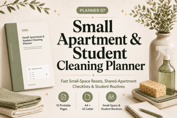 Small Space Cleaning Planner