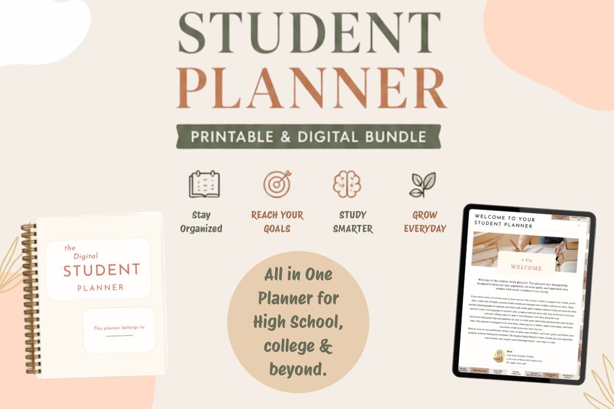 Student Planner: Printable & Digital