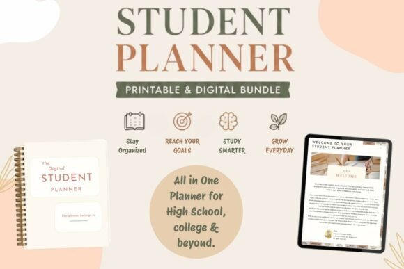 Student Planner: Printable & Digital