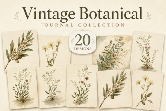 Vintage Botanical Junk Journal