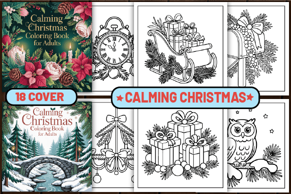 74 Calming Christmas Coloring Pages