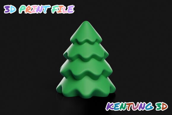 Articulated Christmas Tree 3D STL - Print-in-Place Festive Desk Toy - Image 5