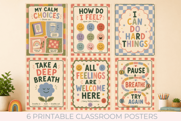 Calm Corner Posters for Kids – SEL