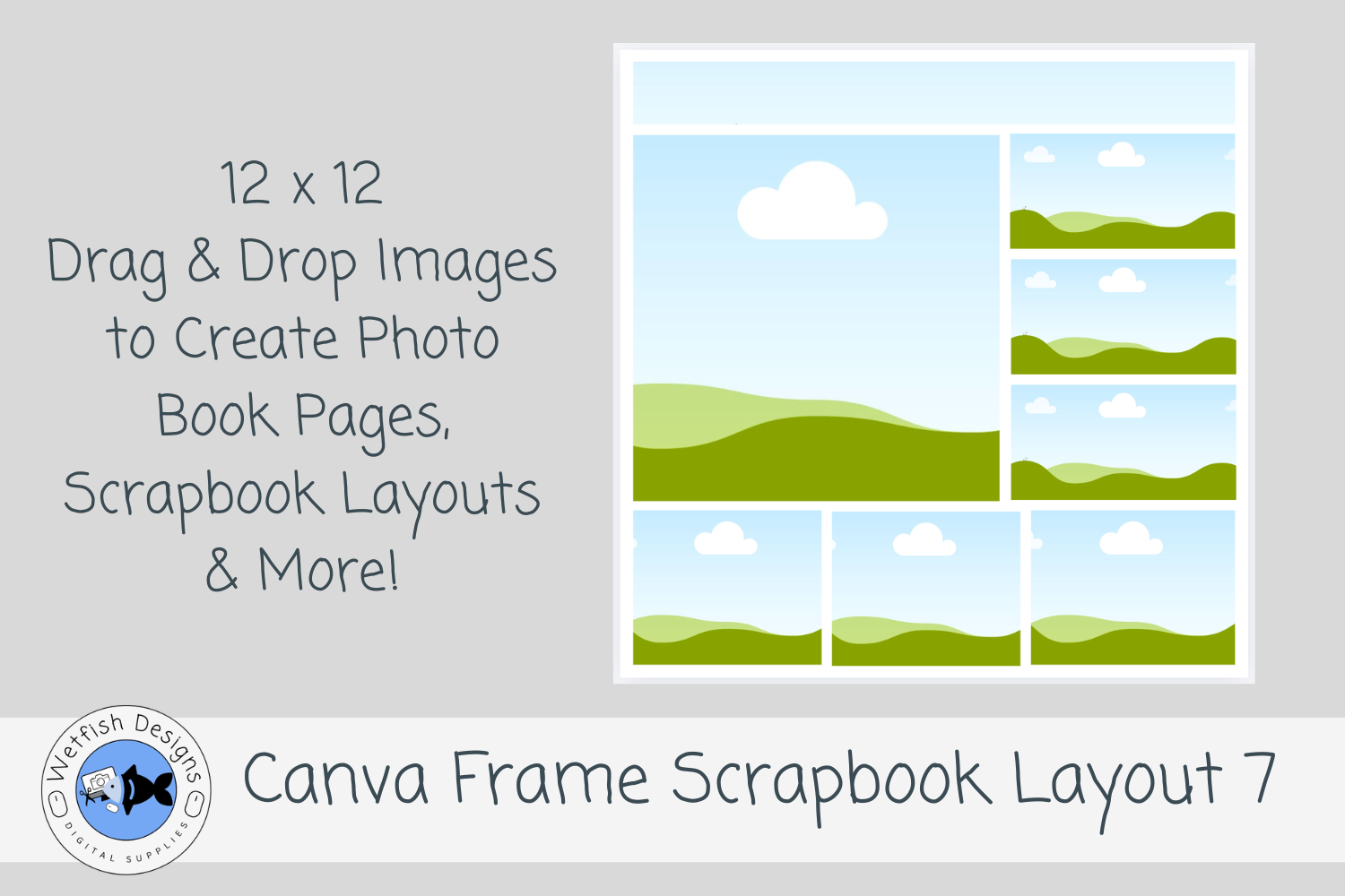 Canva Frame Scrapbook Layout 7