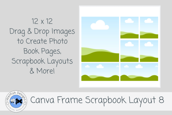 Canva Frame Scrapbook Layout 8