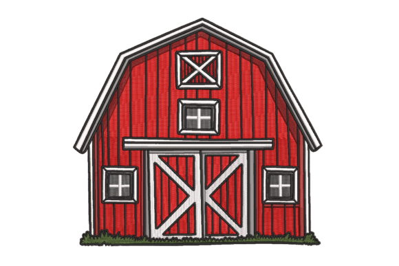 Classic Red Barn Farmhouse