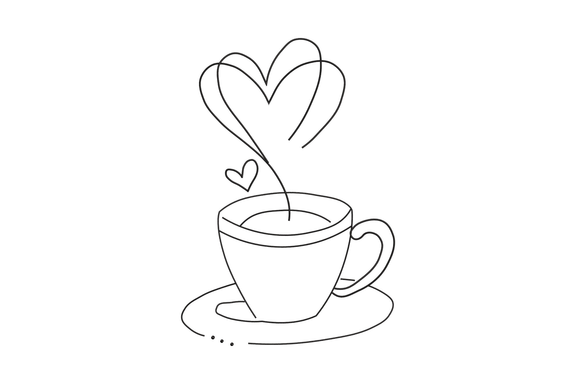 Coffee Cup with Heart