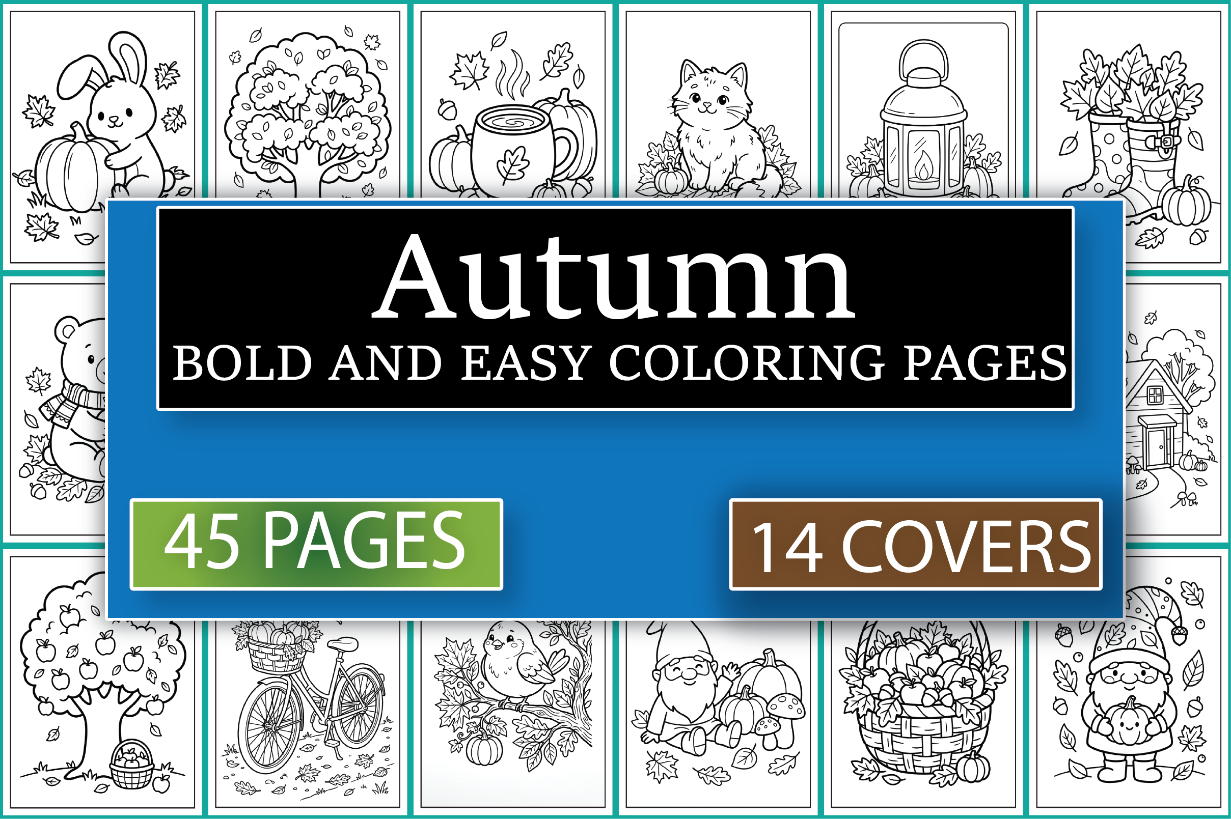 Coloring Pages Autumn Pages for Kids