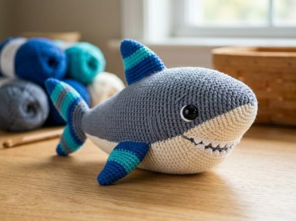 Crochet Shark Amigurumi