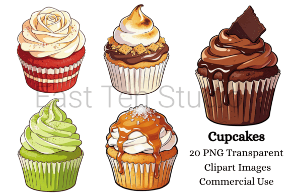 Cupcake Illustration Bundle