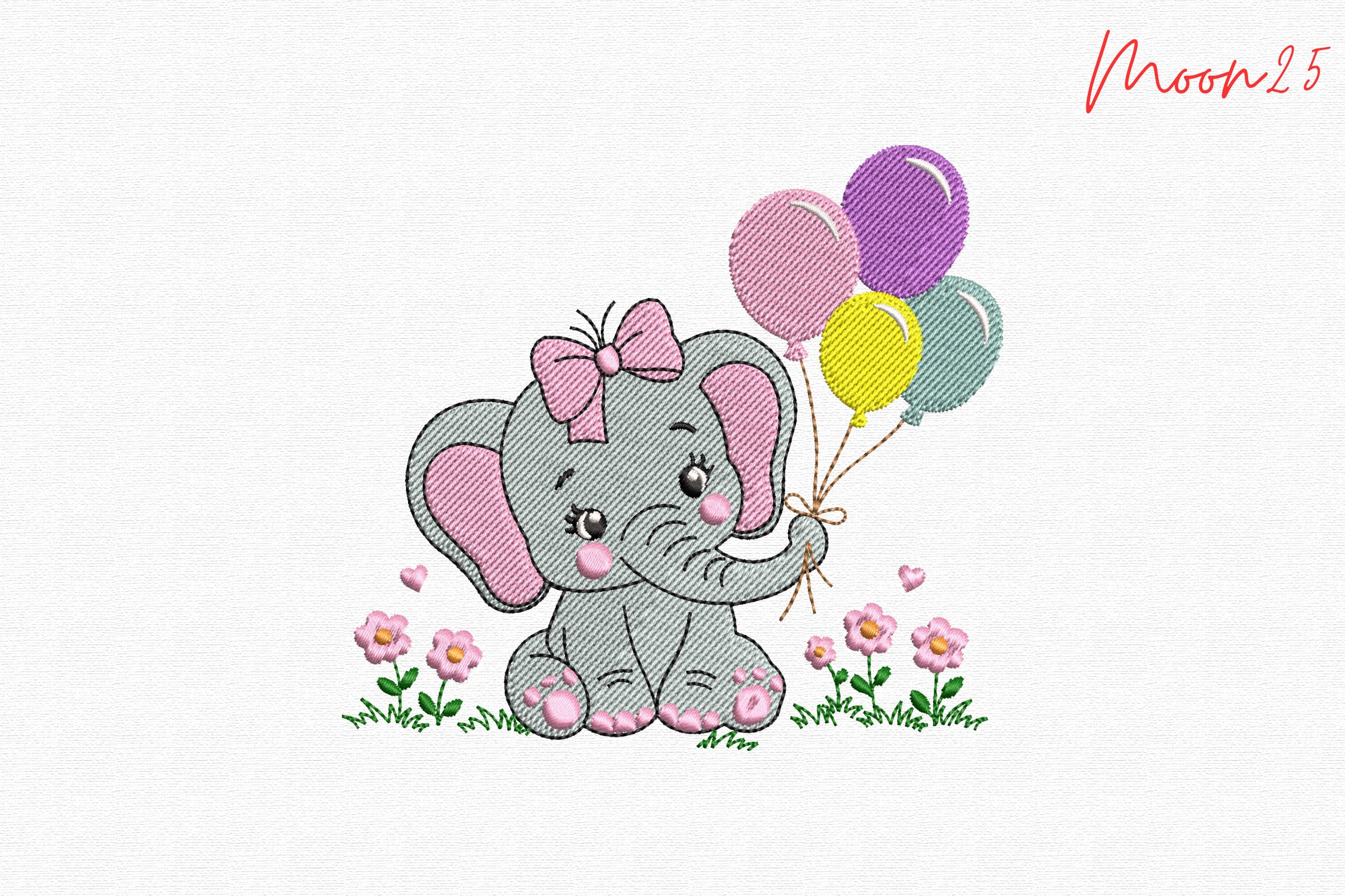 Cute Baby Elephant Balloon