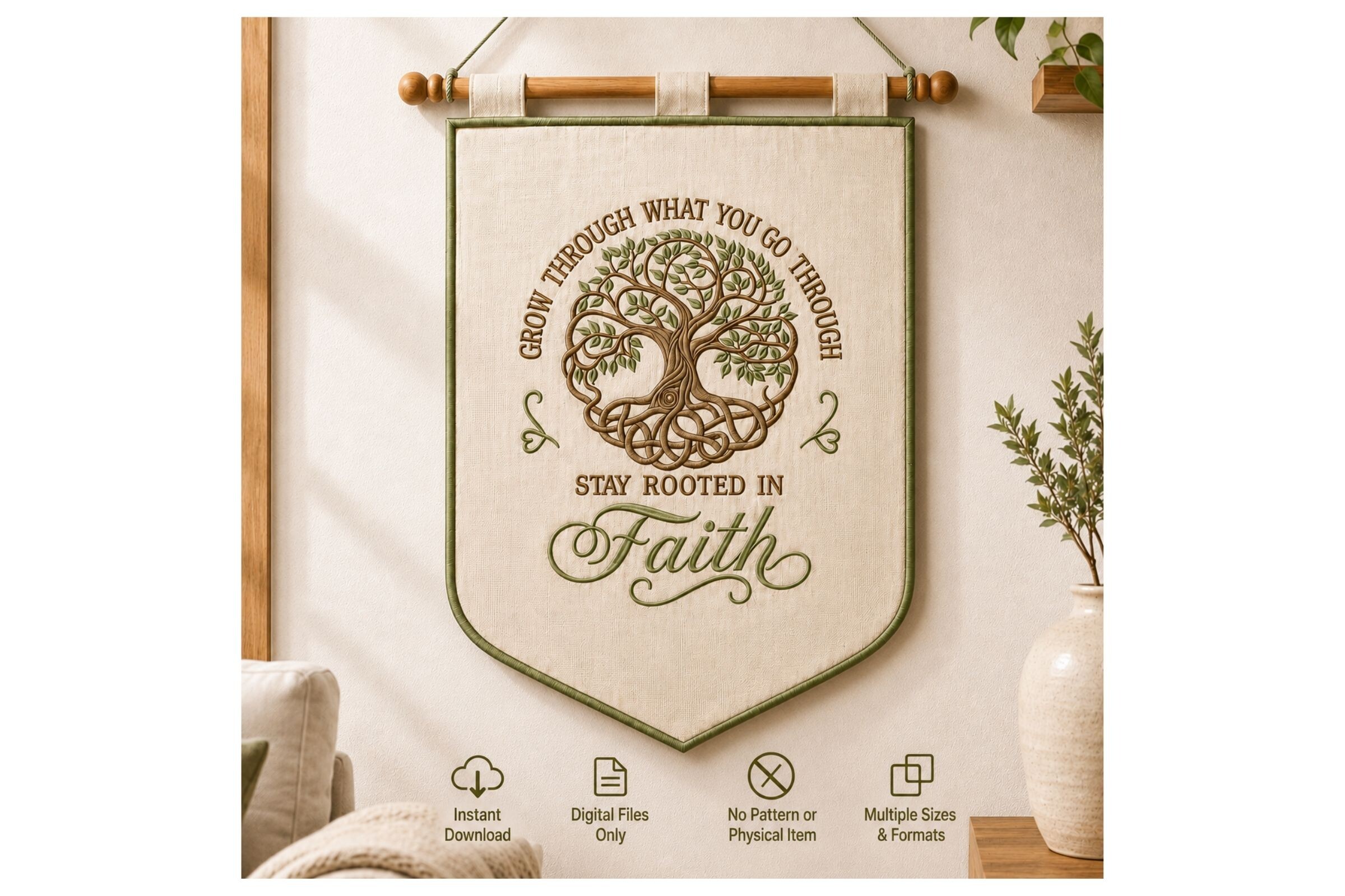Faith Tree of Life Banner ITH Clean Edge