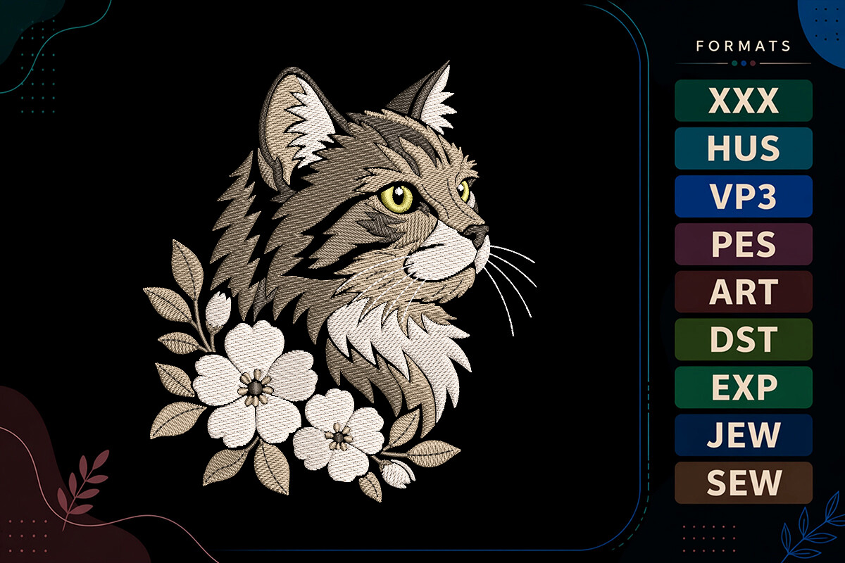 Floral Cat Profile