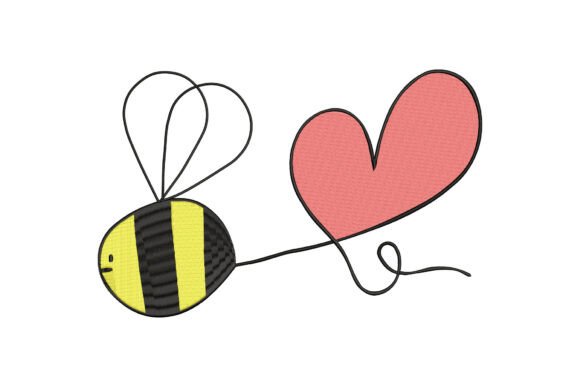 Funny Bee Heart