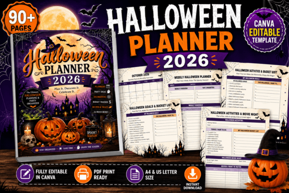 Halloween Planner 2026 | KDP Interior