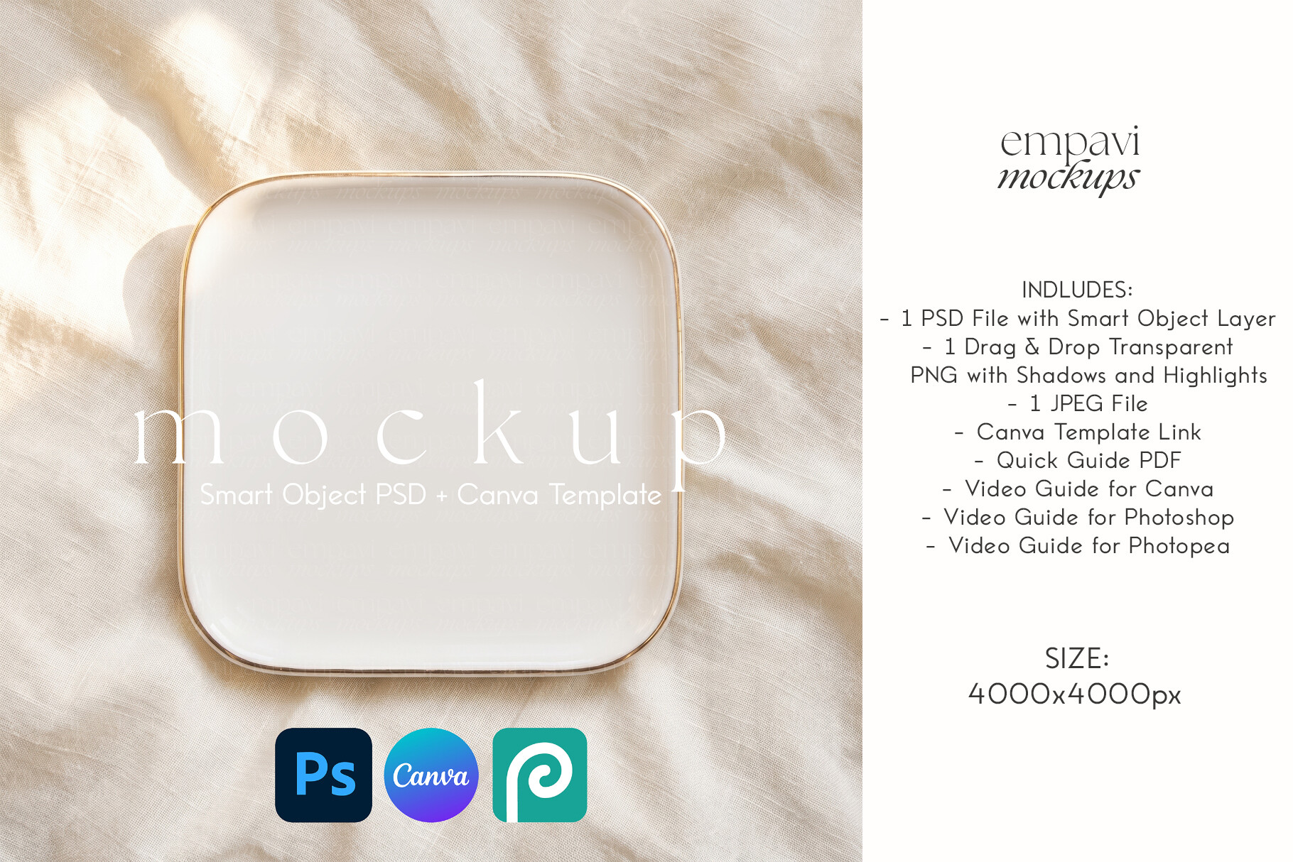 Jewelry Dish Mockup