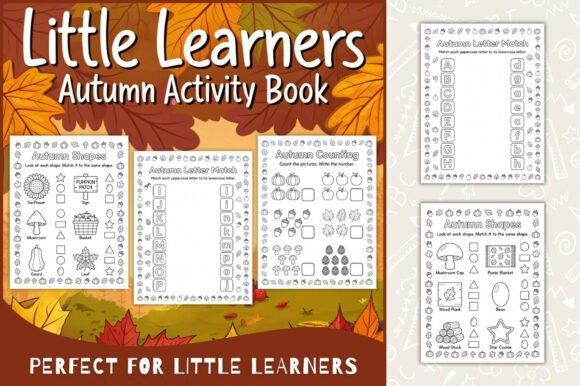 Little Learners Autumn Activity Book cover