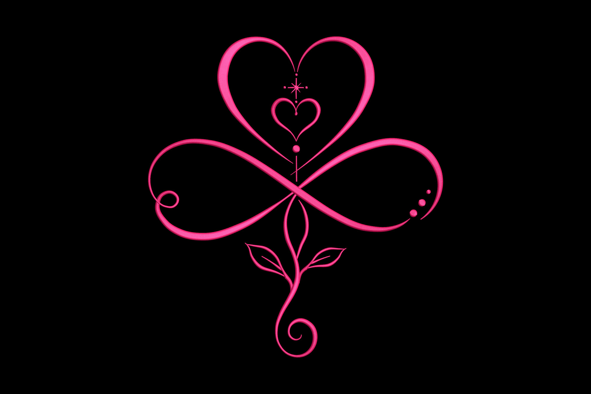 Love Heart Flower