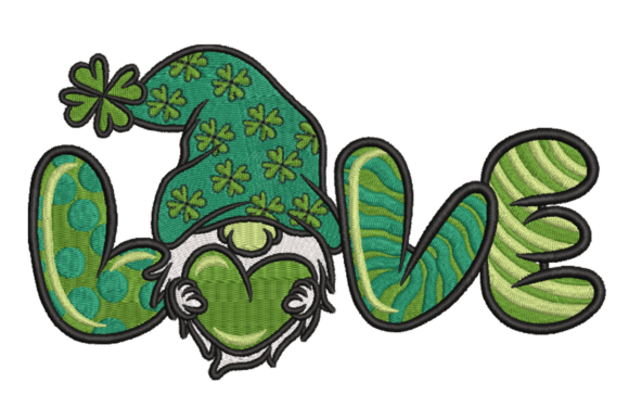 Lucky Shamrock Gnome Love