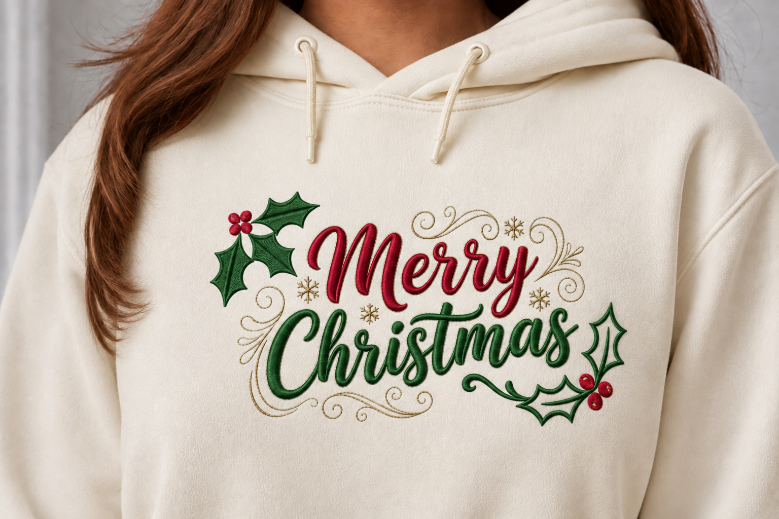 Merry Christmas Embroidery Design - photo 5