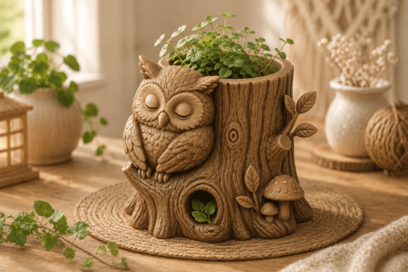 Samurai Frog Planter STL | 3D Printable Succulent Pot - Image 17