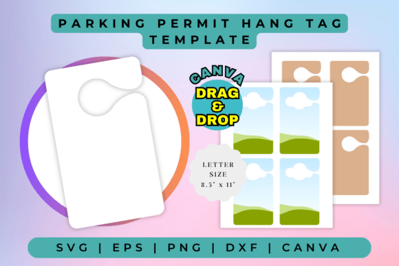 Parking Permit Hang Tag Template
