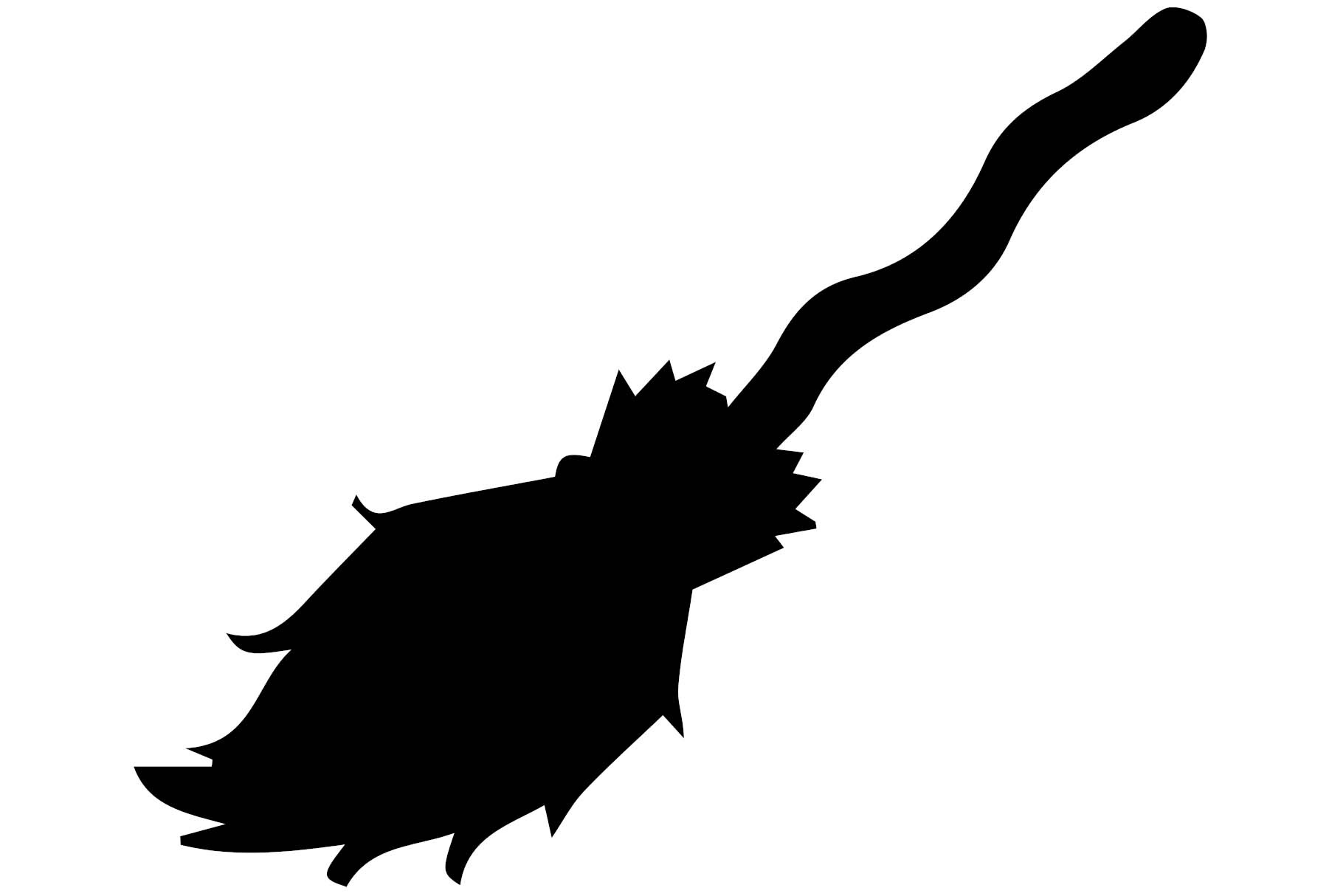 Spooky Flying Broomstick