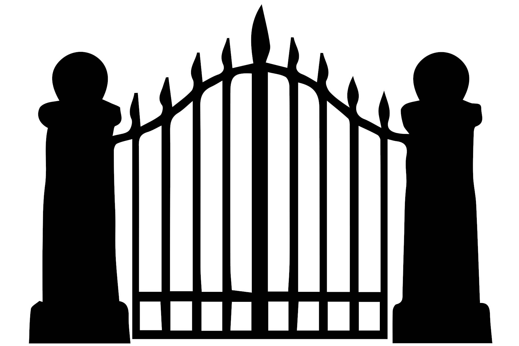 The Iron Gate Silhouette