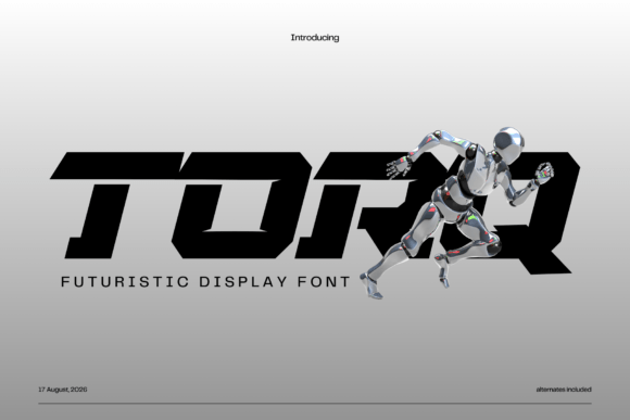 Torq Display Font By sipanji figuree