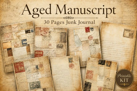 Vintage Letters & Ephemera Junk Journal