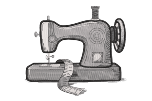 Vintage Sewing Machine · Creative Fabrica