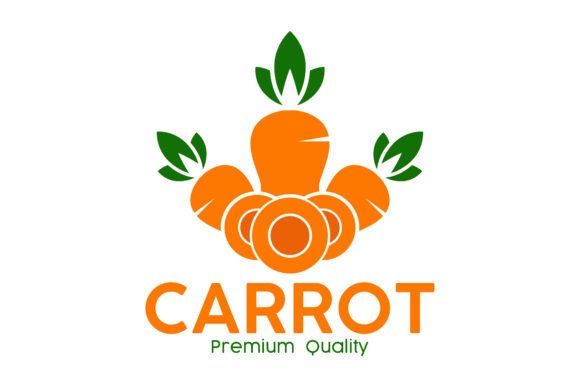 Carrot Logo Vector Icon Design