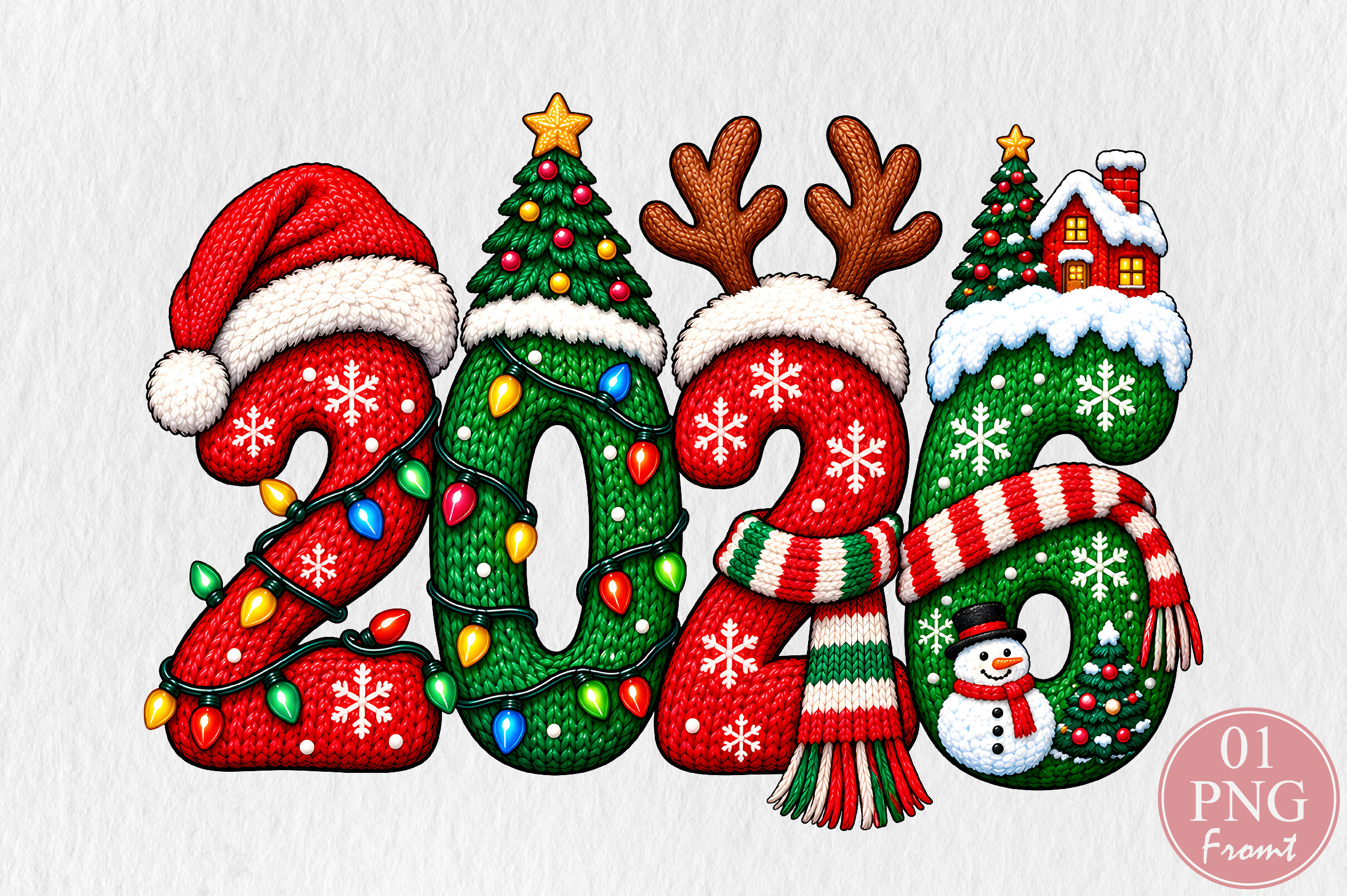 2026 Christmas PNG Sublimation