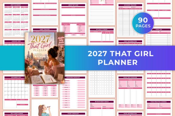 2027 That Girl Planner KDP Interiors