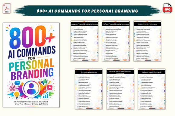 800+ AI Commands for Personal Branding