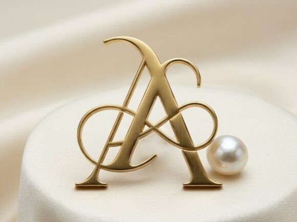 A Elegant Luxury Monogram Logo