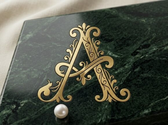 A Ornate Luxury Monogram Logo
