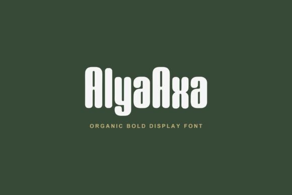Alyaaxa Font preview