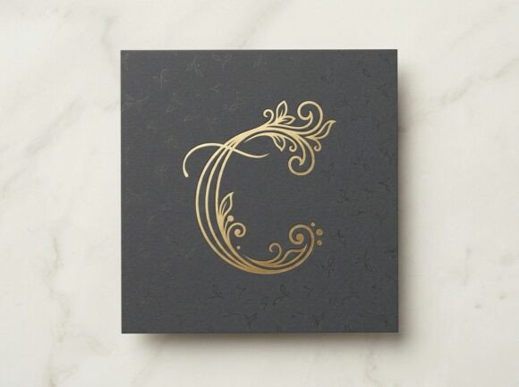 C Elegant Luxury Monogram Logo