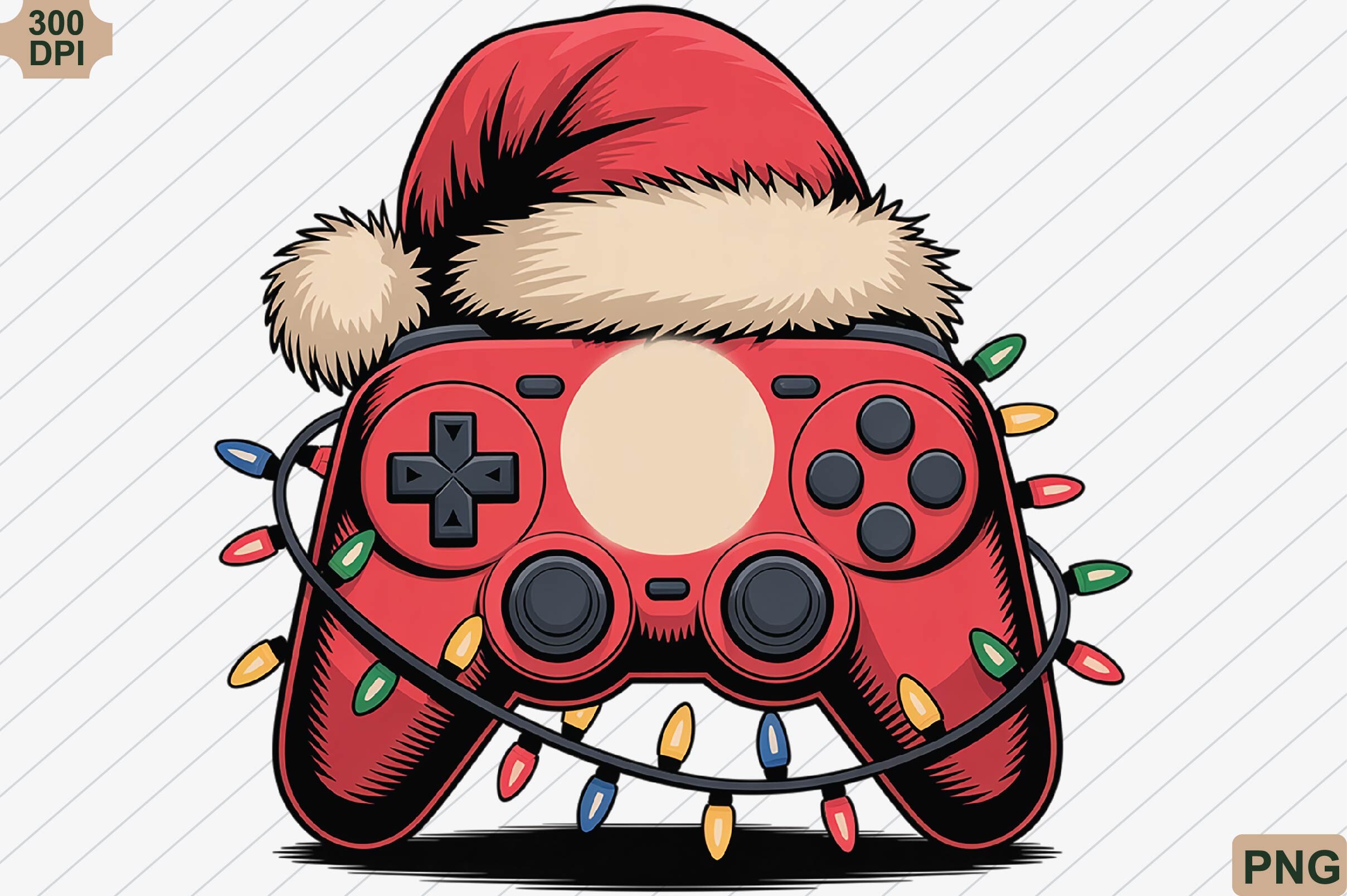 Christmas Gamer Controller Png
