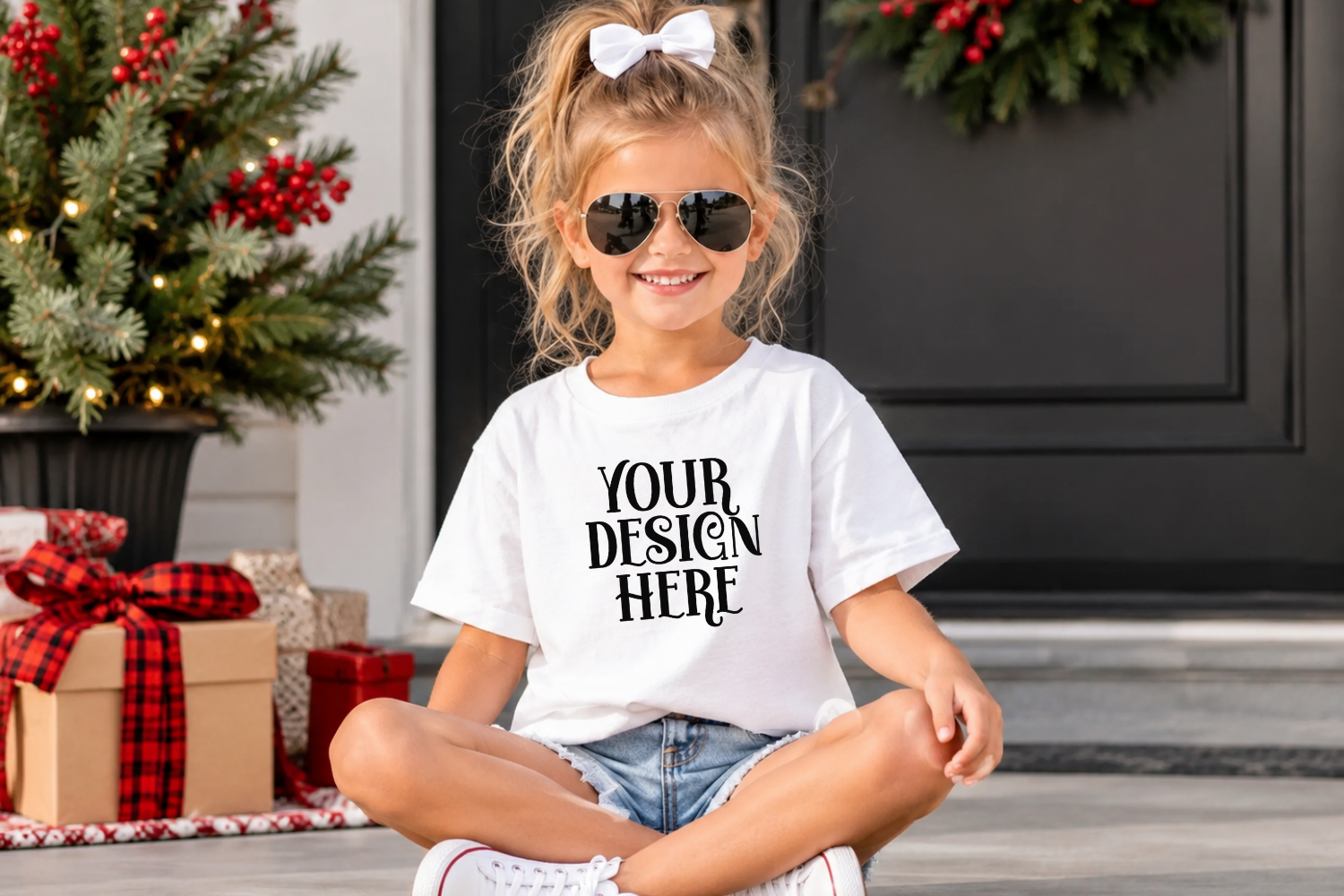Christmas Gildan 5000B Kids Mockup