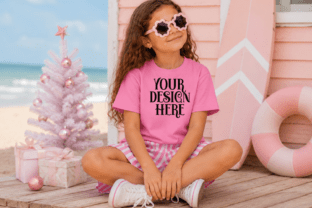 Christmas Gildan 5000B Kids Mockup Graphic by Real POD Mockups ...