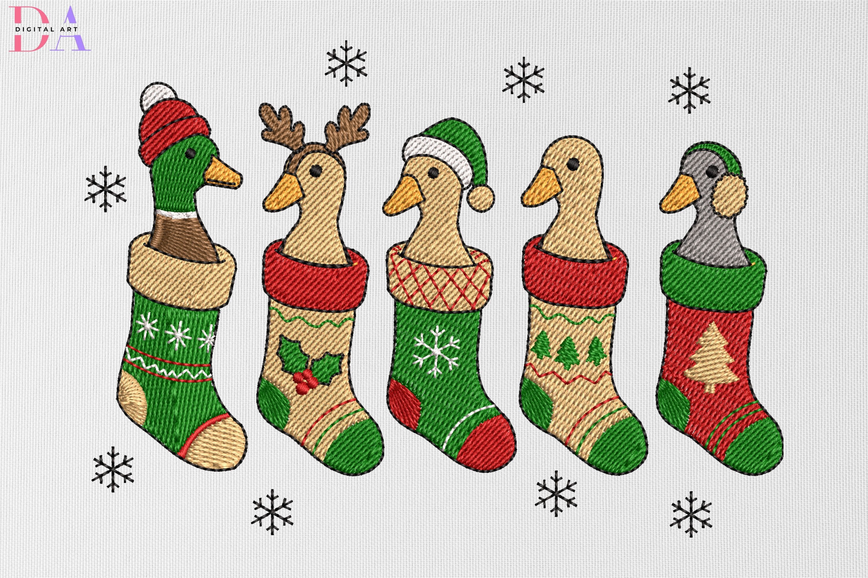 Christmas Goose Stocking - photo 1